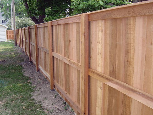 Western red cedar privacy fence built on PostMaster+ steel fence posts in Baton Rouge, LA